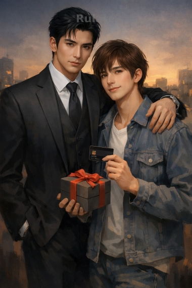 Трудно быть спонсором - обложка ранобэ читать онлайн