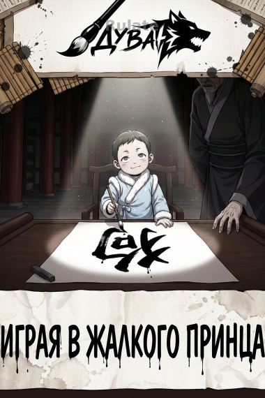 Играя в жалкого принца - обложка ранобэ читать онлайн