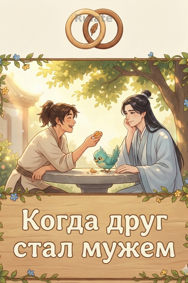 Когда друг стал мужем - обложка ранобэ читать онлайн