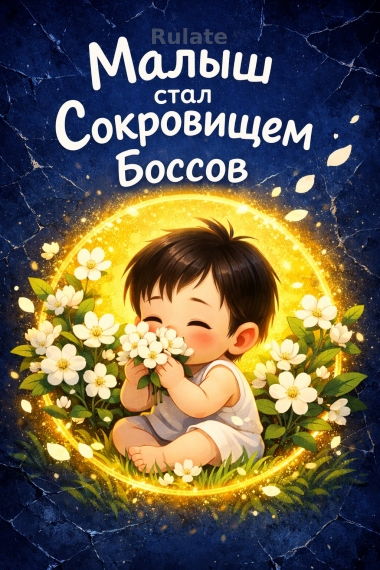 Малыш стал Сокровищем боссов - обложка ранобэ читать онлайн