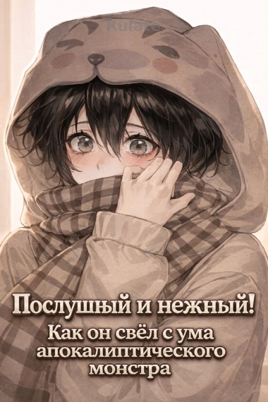 Послушный и нежный! Как он свёл с ума апокалиптического монстра - обложка ранобэ читать онлайн