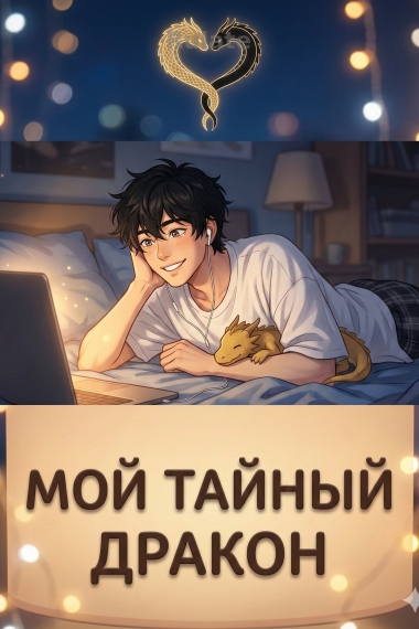 Мой тайный дракон - обложка ранобэ читать онлайн