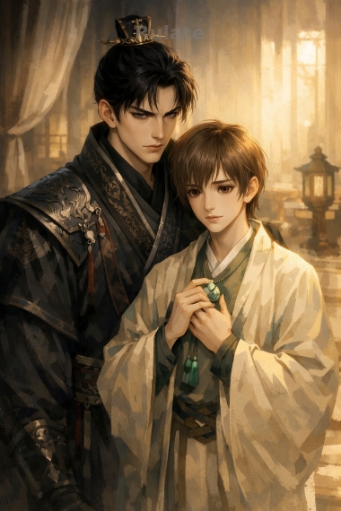 Ребёнок, подаренный на порог, стал императором - обложка ранобэ читать онлайн