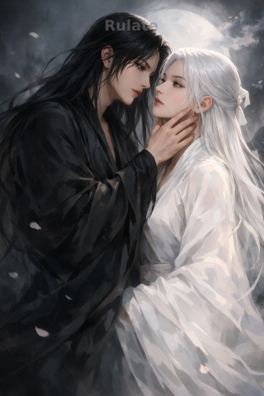 Чёрный лотос похитил светлую луну - обложка ранобэ читать онлайн