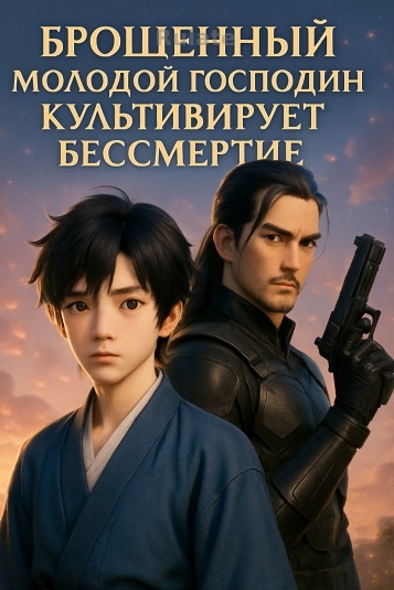 Брошенный молодой господин культивирует бессмертие - обложка ранобэ читать онлайн