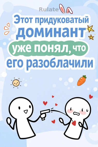 Этот придурковатый доминант уже понял, что его разоблачили - обложка ранобэ читать онлайн
