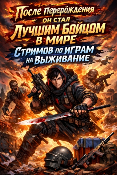 После перерождения он стал лучшим бойцом в мире стримов по играм на выживание - обложка ранобэ читать онлайн