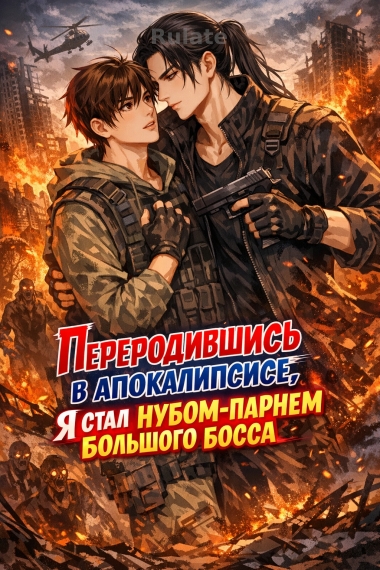 Переродившись в апокалипсисе, я стал нубом-парнем большого босса - обложка ранобэ читать онлайн