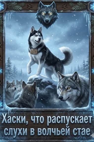 Хаски, что распускает слухи в волчьей стае - обложка ранобэ читать онлайн
