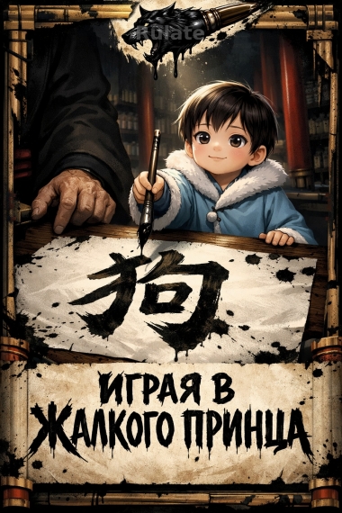 Играя в жалкого принца - обложка ранобэ читать онлайн