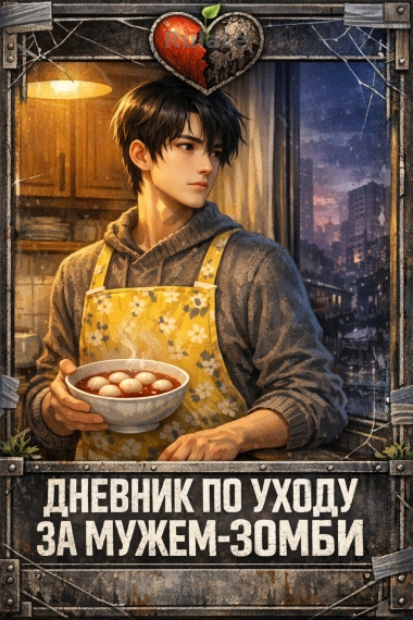 Дневник по уходу за мужем-зомби - обложка ранобэ читать онлайн