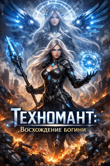Техномант: Восхождение богини - обложка ранобэ читать онлайн