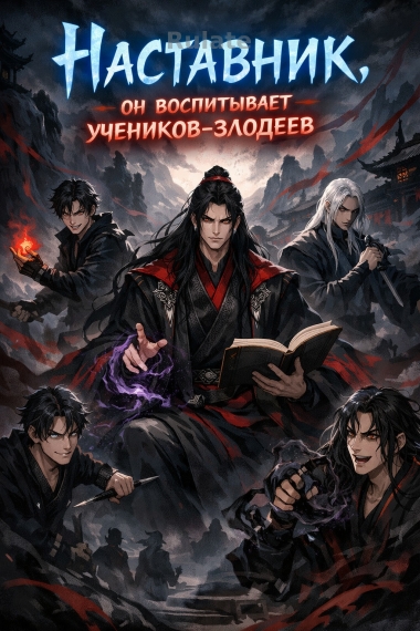 Наставник, он воспитывает учеников-злодеев - обложка ранобэ читать онлайн