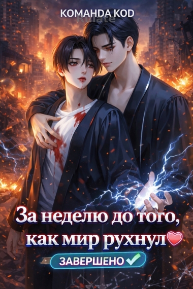 За неделю до того, как мир рухнул [❤️] [Завершено✅] - обложка ранобэ читать онлайн
