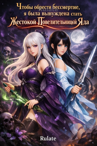 Чтобы обрести бессмертие, я была вынуждена стать жестокой Повелительницей Яда - обложка ранобэ читать онлайн