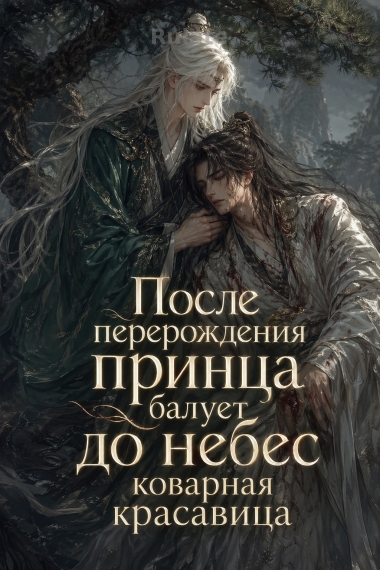 После перерождения принца балует до небес коварный красавец - обложка ранобэ читать онлайн