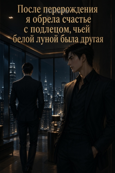 После перерождения я обрел счастье с подлецом, чьей белой луной была другая - обложка ранобэ читать онлайн