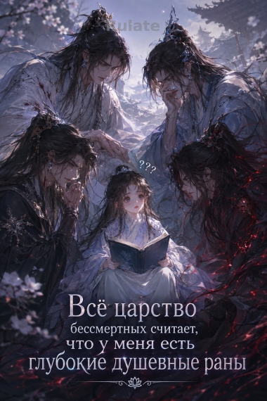 Всё царство бессмертных считает, что у меня есть глубокие душевные раны ✅ - обложка ранобэ читать онлайн