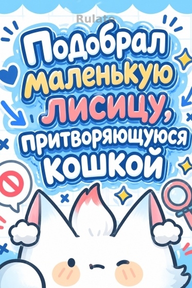 Подобрал маленькую лисицу, притворяющуюся кошкой 🌺✅ - обложка ранобэ читать онлайн