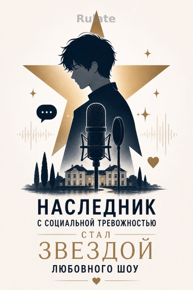 Наследник с социальной тревожностью стал звездой любовного шоу - обложка ранобэ читать онлайн