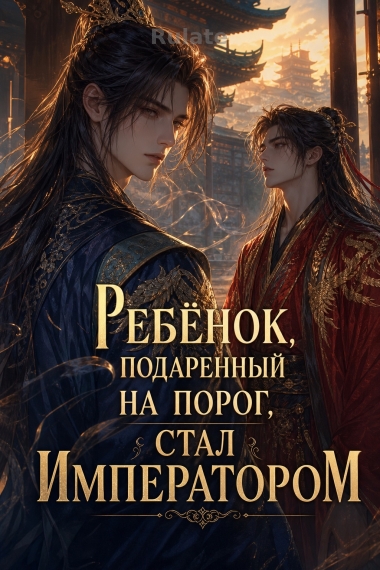 Ребёнок, подаренный на порог, стал императором - обложка ранобэ читать онлайн