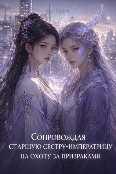 Сопровождая старшую сестру-императрицу на охоту за призраками - обложка ранобэ читать онлайн