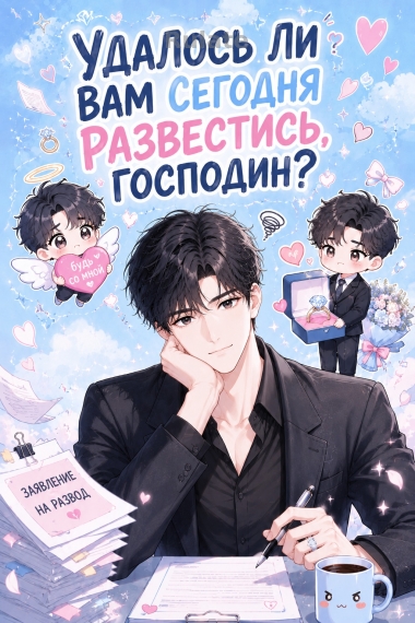 Удалось ли вам сегодня развестись, господин? - обложка ранобэ читать онлайн