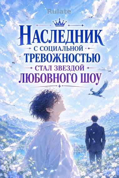 Наследник с социальной тревожностью стал звездой любовного шоу - обложка ранобэ читать онлайн