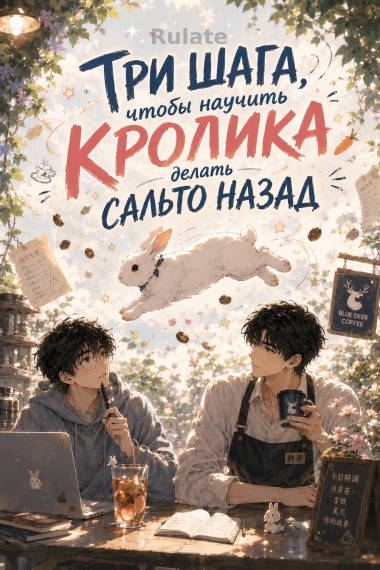 Три шага, чтобы научить кролика делать сальто назад - обкладинка ранобе читати онлайн
