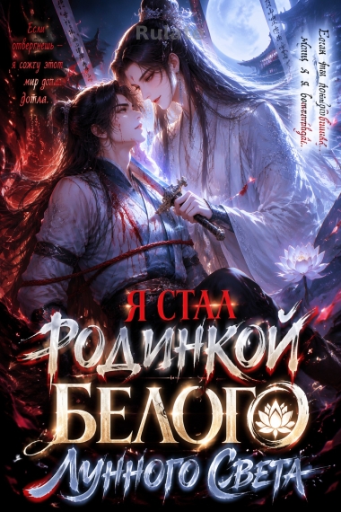 Я стал родинкой Белого Лунного Света - обкладинка ранобе читати онлайн