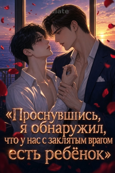 Проснувшись, я обнаружил, что у нас с заклятым врагом есть ребёнок - обкладинка ранобе читати онлайн