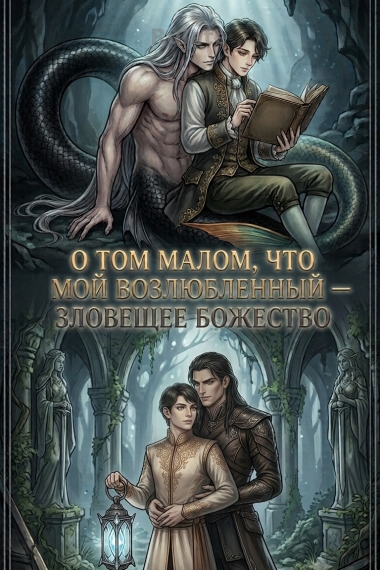 О том малом, что мой возлюбленный — зловещее божество - обкладинка ранобе читати онлайн