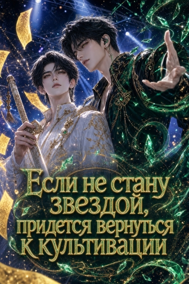 Если не стану звездой, придется вернуться к культивации - обкладинка ранобе читати онлайн