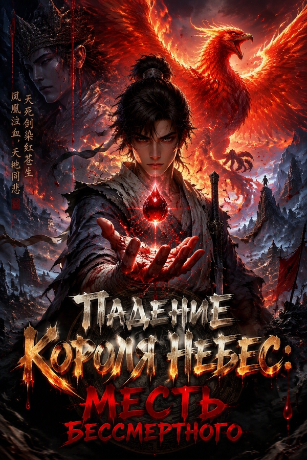 Падение Короля Небес: Месть бессмертного - обкладинка ранобе читати онлайн