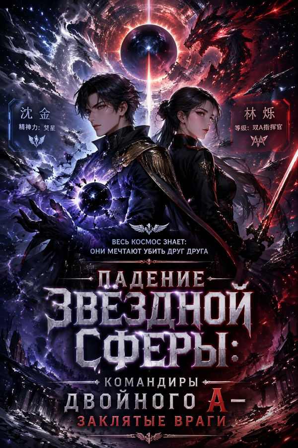 Падение Звёздной Сферы: Командиры двойного А — заклятые враги - обложка ранобэ читать онлайн