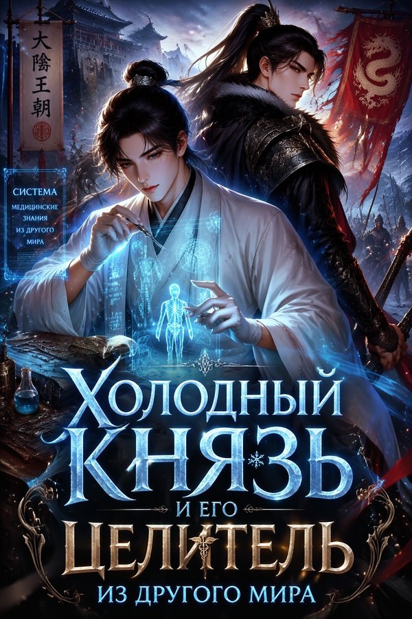 Холодный князь и его целитель из другого мира - обложка ранобэ читать онлайн