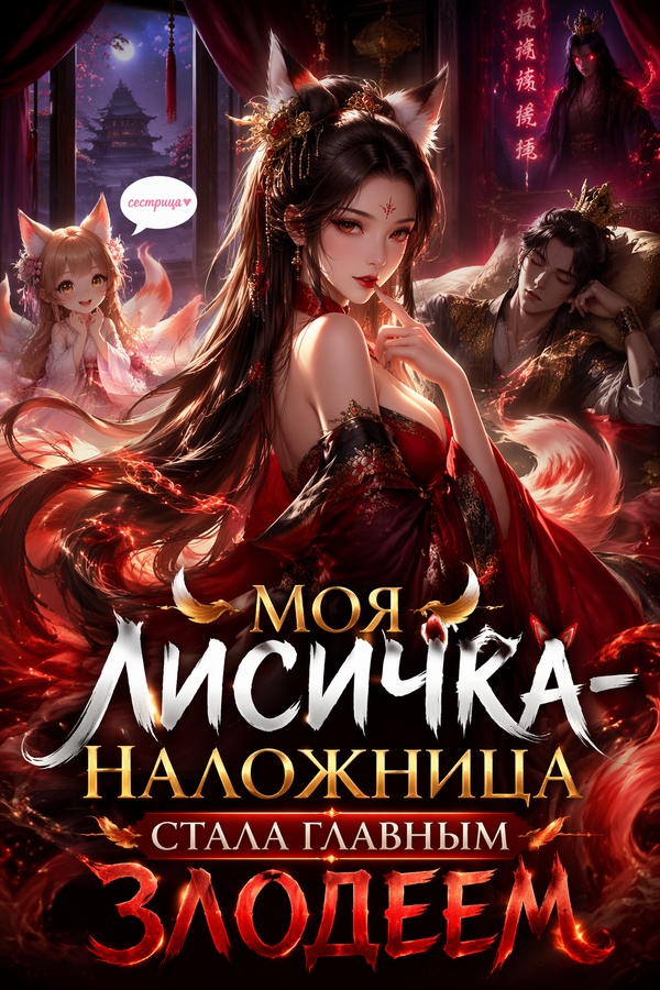 Моя лисичка-наложница стала главным злодеем - обложка ранобэ читать онлайн