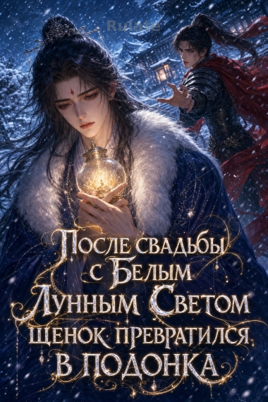 После свадьбы с Белым Лунным Светом щенок превратился в подонка - обкладинка ранобе читати онлайн
