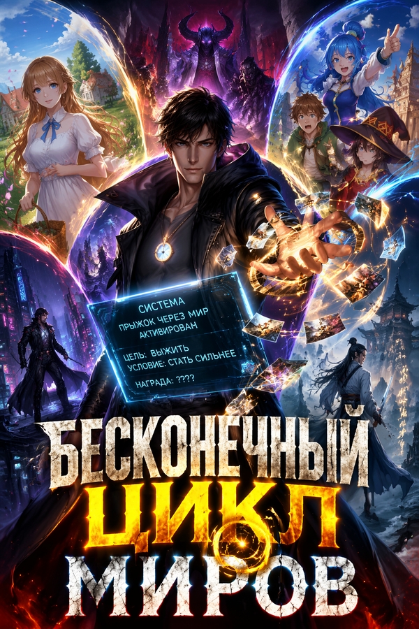Бесконечный цикл миров - обкладинка ранобе читати онлайн