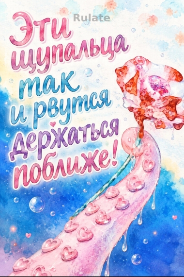 Эти щупальца так и рвутся держаться поближе! - обкладинка ранобе читати онлайн