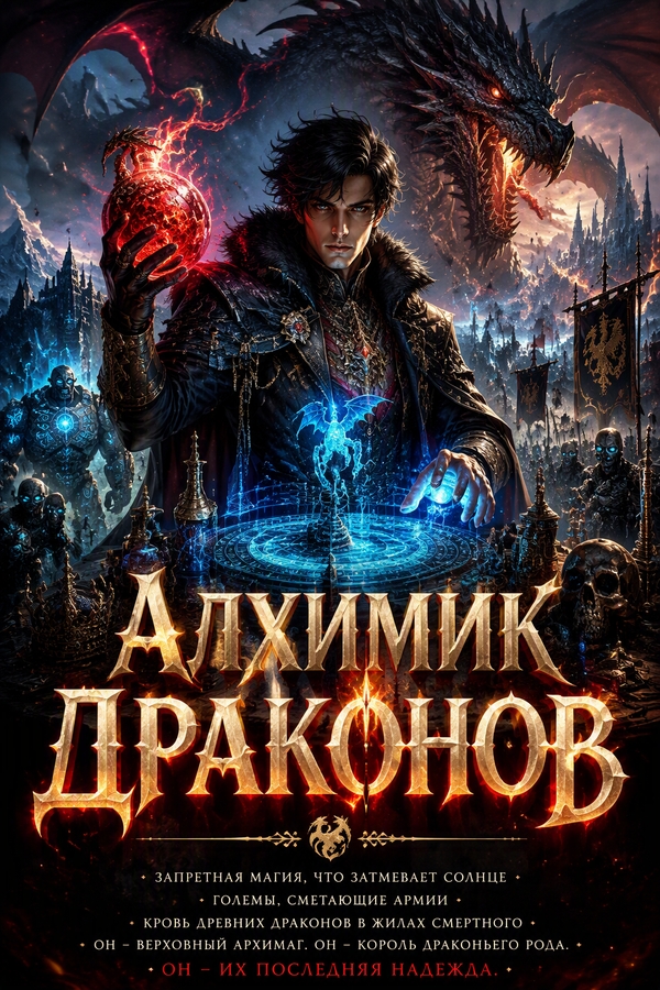 Алхимик драконов - обкладинка ранобе читати онлайн