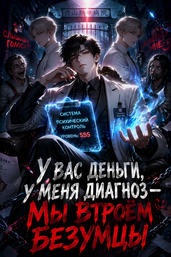 У вас деньги, у меня диагноз — мы втроём безумцы - обложка ранобэ читать онлайн