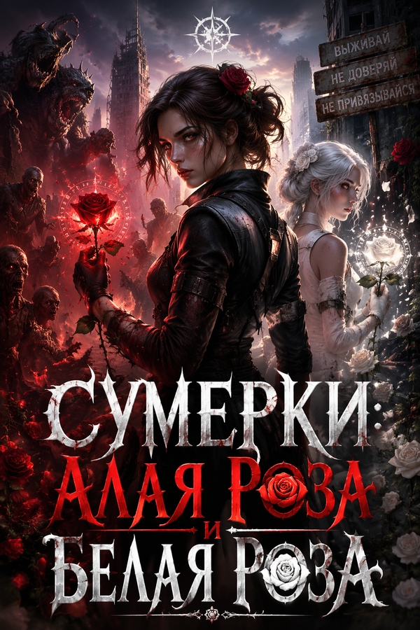 Сумерки: Алая роза и Белая роза - обкладинка ранобе читати онлайн