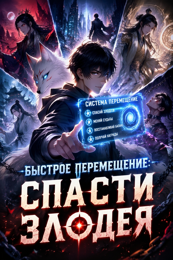 Быстрое перемещение: Спасти злодея - обложка ранобэ читать онлайн