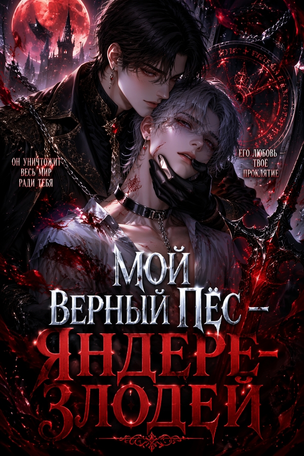 Мой верный пёс — яндере-злодей - обкладинка ранобе читати онлайн