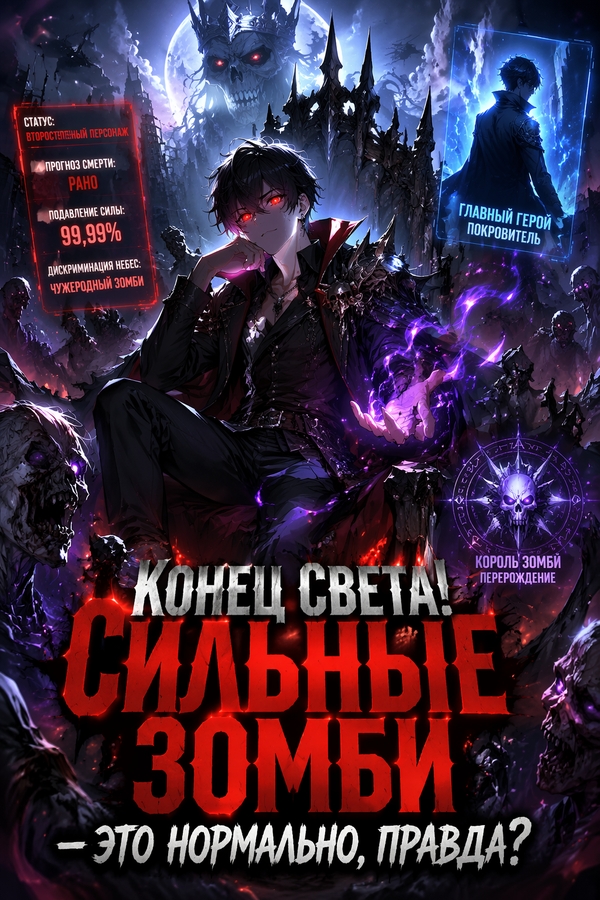 Кінець света! Сильные зомби — это нормально, правда? - обкладинка ранобе читати онлайн