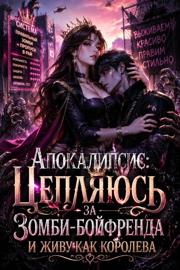 Апокалипсис: Цепляюсь за зомби-бойфренда и живу как королева - обложка ранобэ читать онлайн