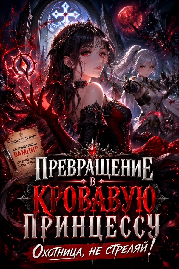 Превращение в кровавую принцессу: Охотница, не стреляй! - обложка ранобэ читать онлайн