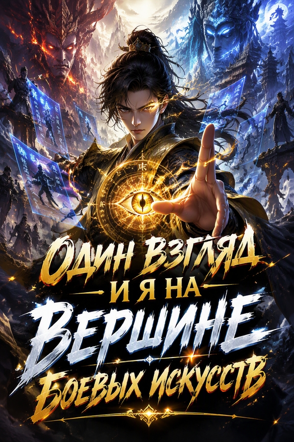 Один взгляд — и я на вершине боевых искусств - обложка ранобэ читать онлайн
