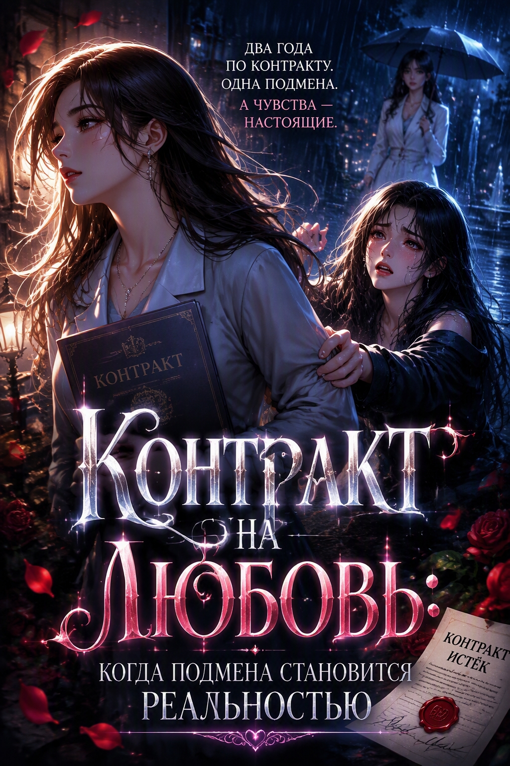 Контракт на любовь: когда подмена становится реальностью - обложка ранобэ читать онлайн